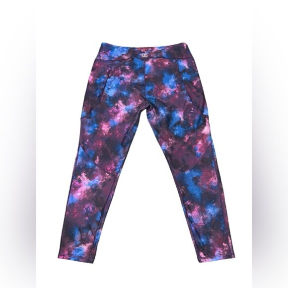 Calia Women's Energize Printed 7/8 Cropped Leggings - Size XL - Burgundy - Picture 5 of 6